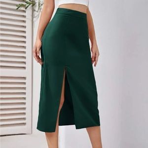 Midi Slit Skirt